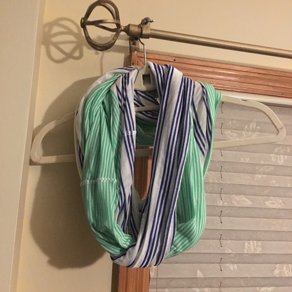 Striped Infinity Scarf